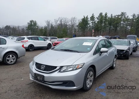 2014 Honda Civic Lx из США, поврежденный, VIN 2HGFB2F57EH546690